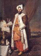 Aved, Jacques-Andre-Joseph, Portrait of the Pasha Mehmed Said,Bey of Rovurelia,Ambassador of Sultan Mahmud i at Versailles